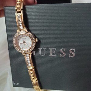 Woman's Rose Gold Guess Watch